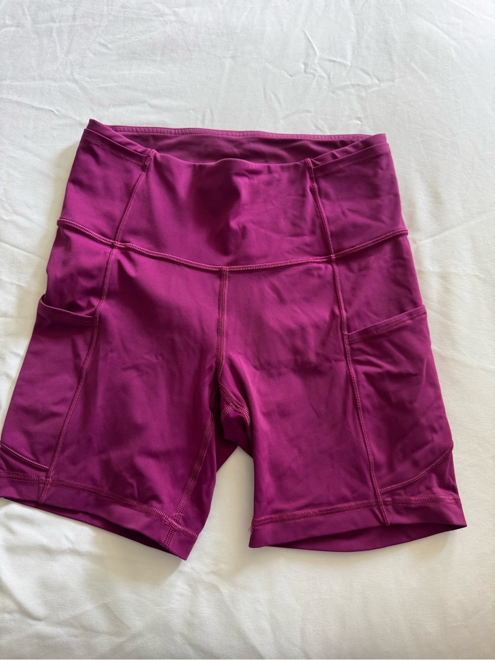 lulemon Fast and Free Short 6" *Non-Reflective - Deep Fuchsia